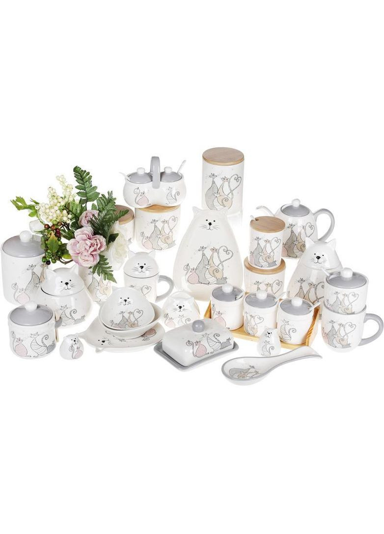 Блюдо керамічне "Дружна Сімейка" 19.2х19х3см Bona (330019240)