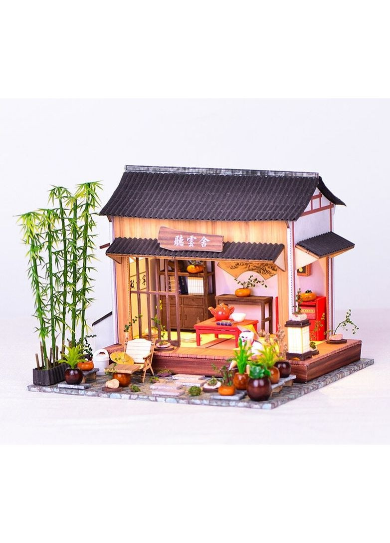 Румбокс Китайский чайный домик Интерьерный конструктор Roombox Chinese Tea House Garden Wooden BM-850 No Brand (362452923)