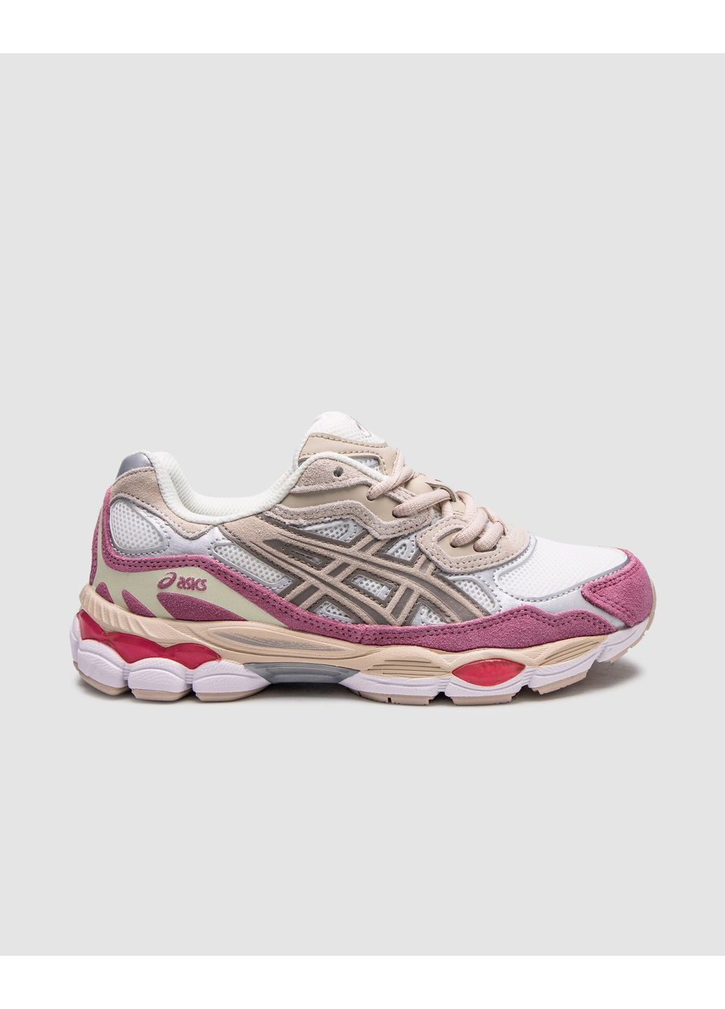 КРОСІВКИ ЖІНОЧІ ASICS GEL-NYC CREAM / MINERAL BEIGE / PINK АСІКС ГЕЛЬ НЮК No Brand рожеві демісезони (367175048)