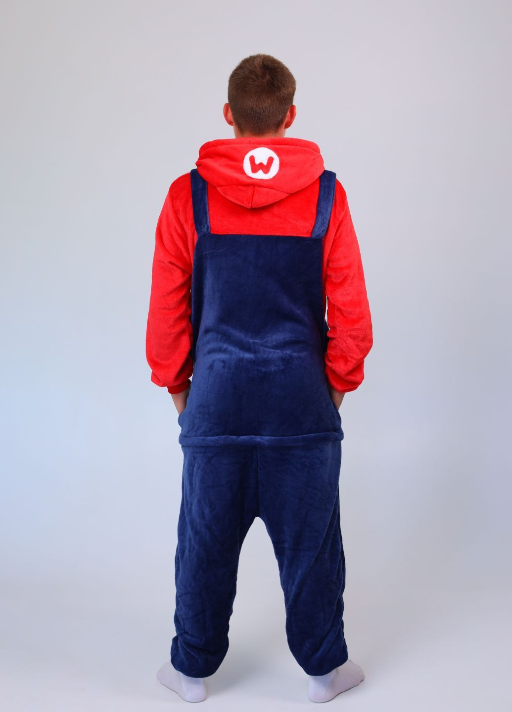 Детская кигуруми с капюшоном Марио на молнии с карманами My Kigu (364686594)