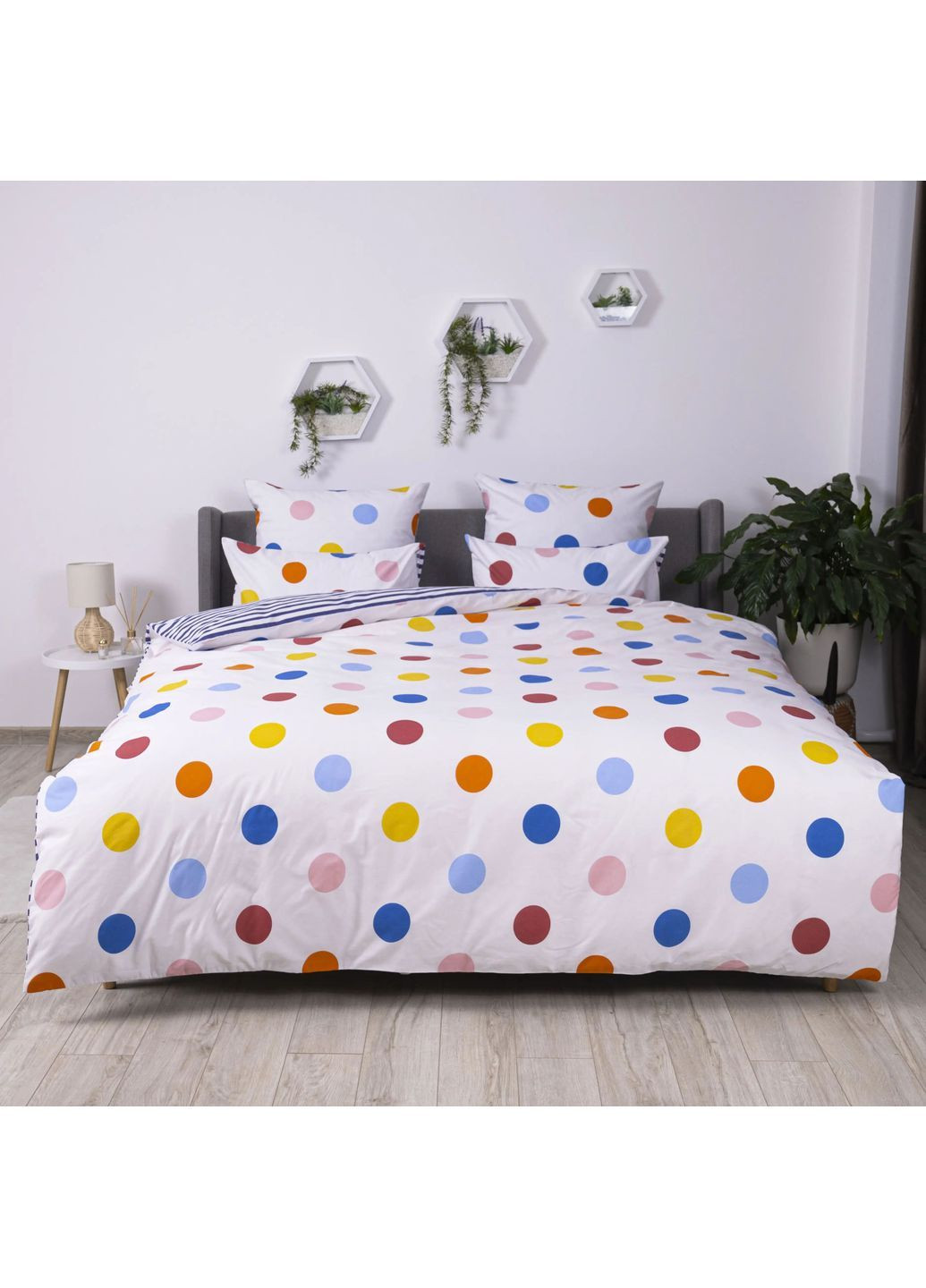 Полуторный комплект постельного белья с наволочками 50*70 см, 115 гр/м2 Friday Разноцветный (16440150215) ТЕП (364237750)