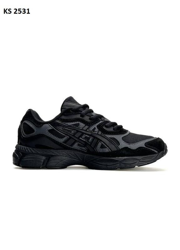 Черные демисезонные кроссовки мужские asics gel-nyc black асикс гель нюк No Brand