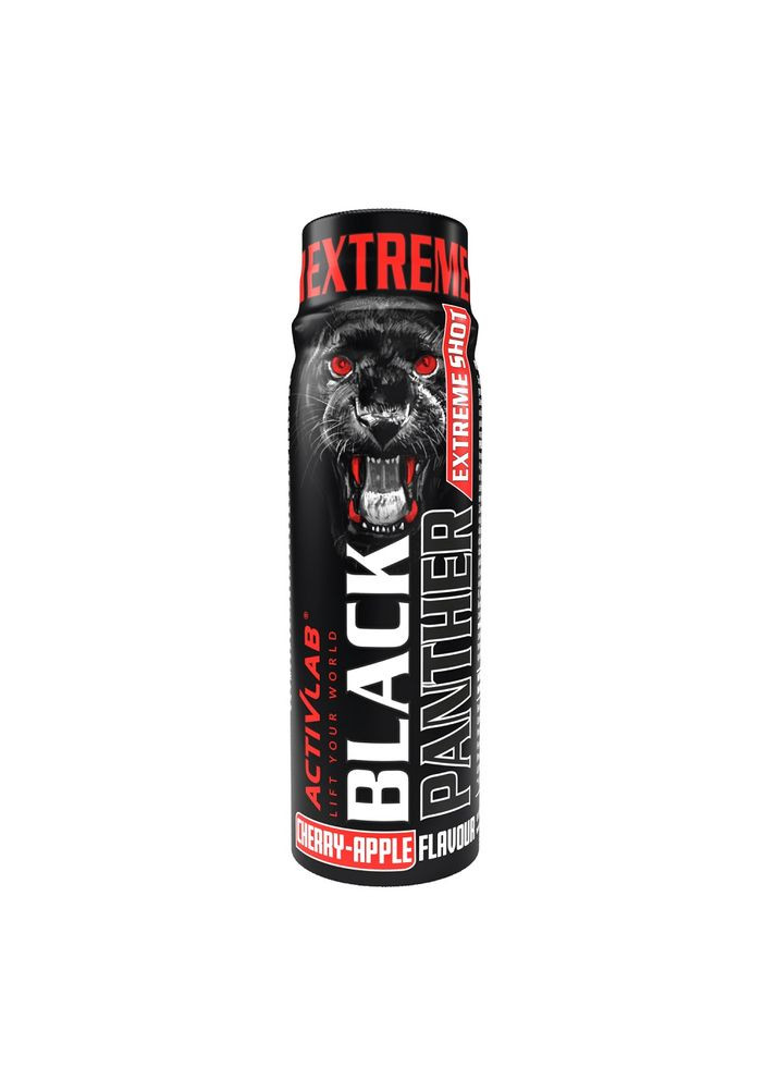 Передтренувальний комплекс Black Panther Shot, 80 мл - Вишня-яблуко ActivLab (324420722)