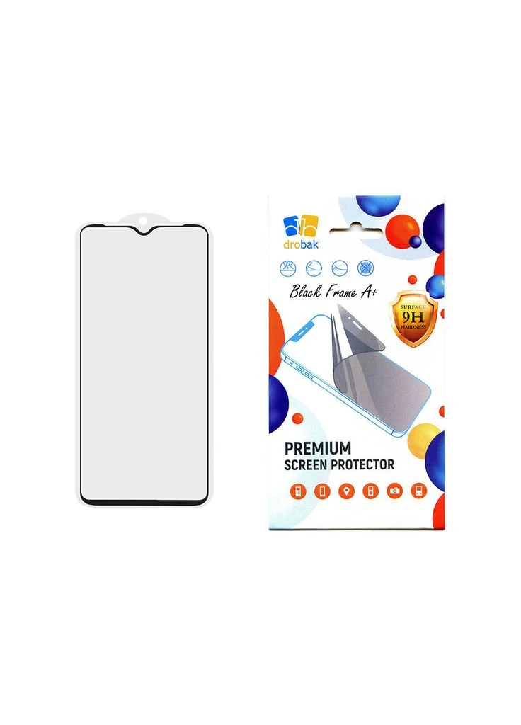 Скло захисне Poco C65 Black Frame A+ (m371637) Drobak Poco C65 Black Frame A+ (367070475)