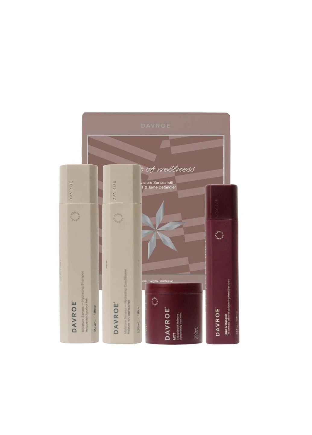 Подарочный набор для увлажнения волос A Gift of Wellness Moisture Senses Davroe (316532240)