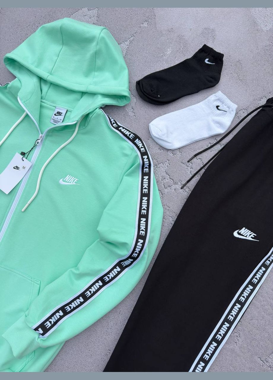 М'ятний костюм nike,зіп худі,штани,турецька двонитка пенье,унісекс. No Brand