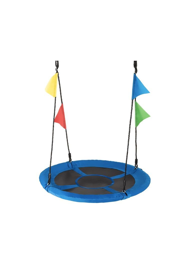 Садовые качели гнездо XXL с флажками синий Outtec (301538558)
