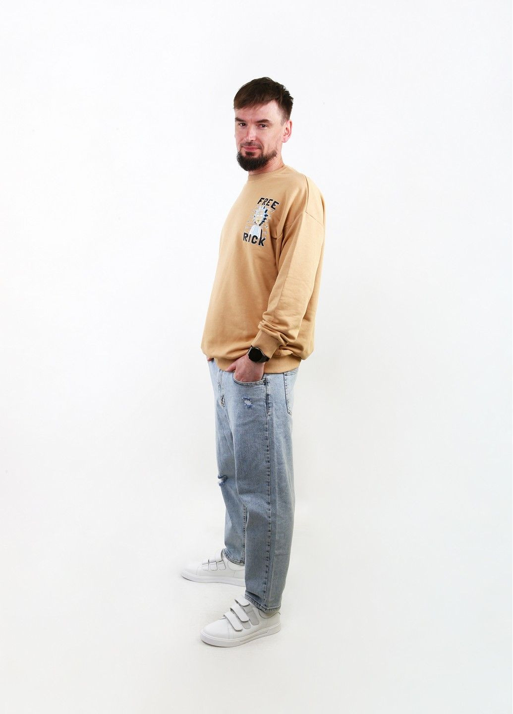 Коричневый свитшот Mtp рисунок (294368058)