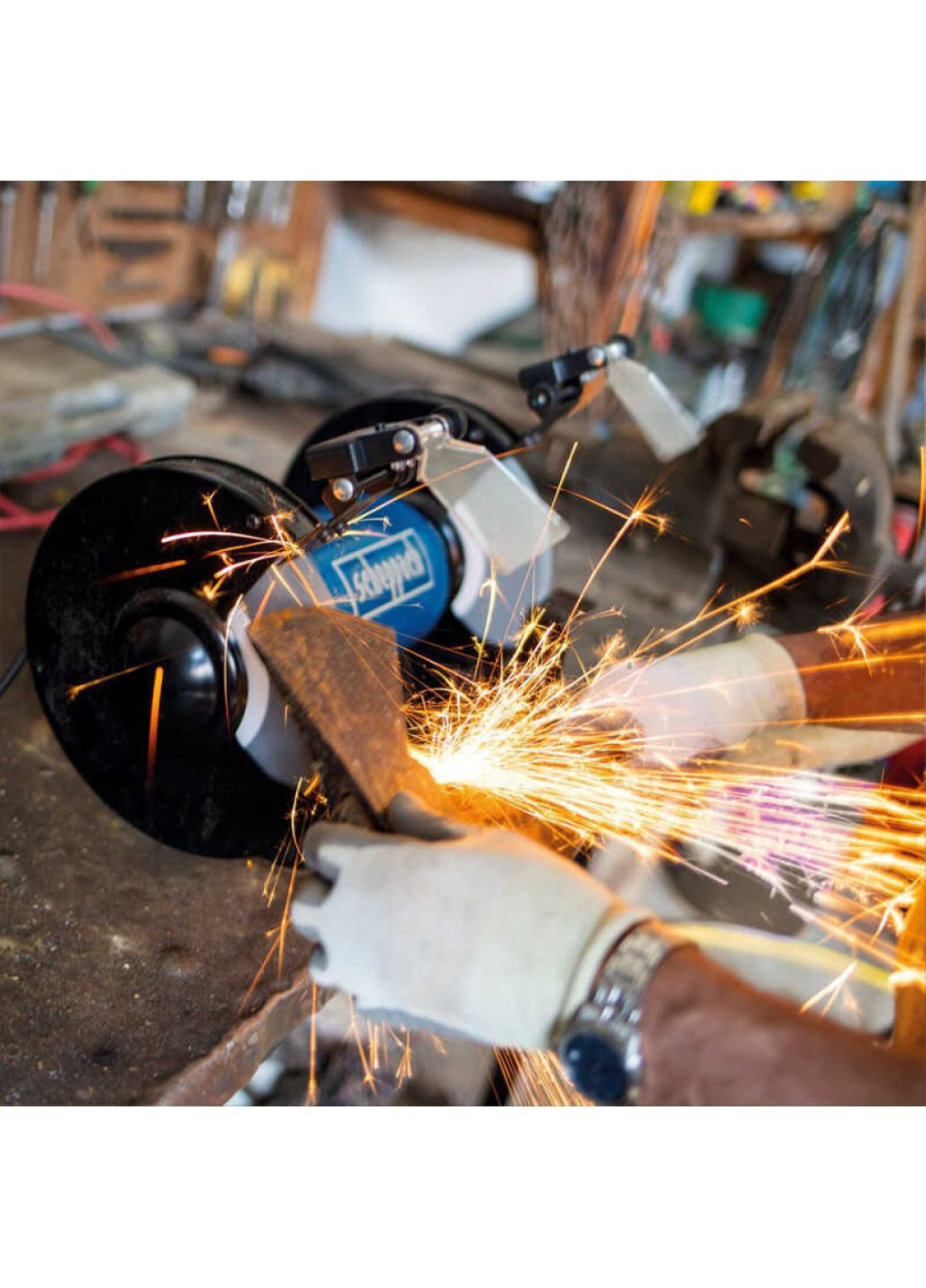 Шліфувально-полірувальний верстат SM200LB Scheppach (360534930)