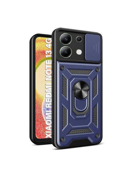 Чохол до мобільного телефона (710690) BeCover Military Xiaomi Redmi Note 13 4G Blue (366155365)