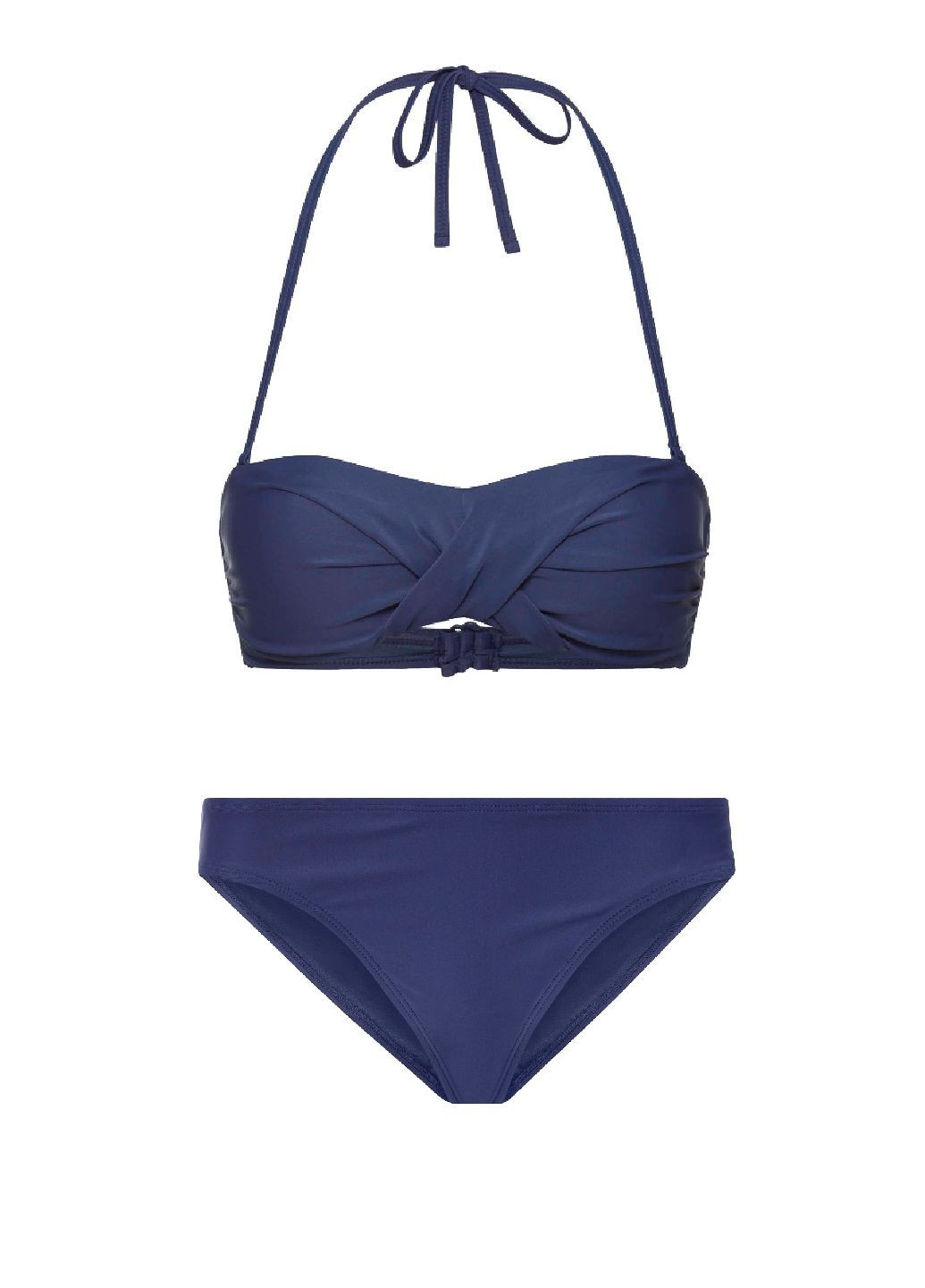 Темно-синий летний купальник раздельный, бикини Esmara