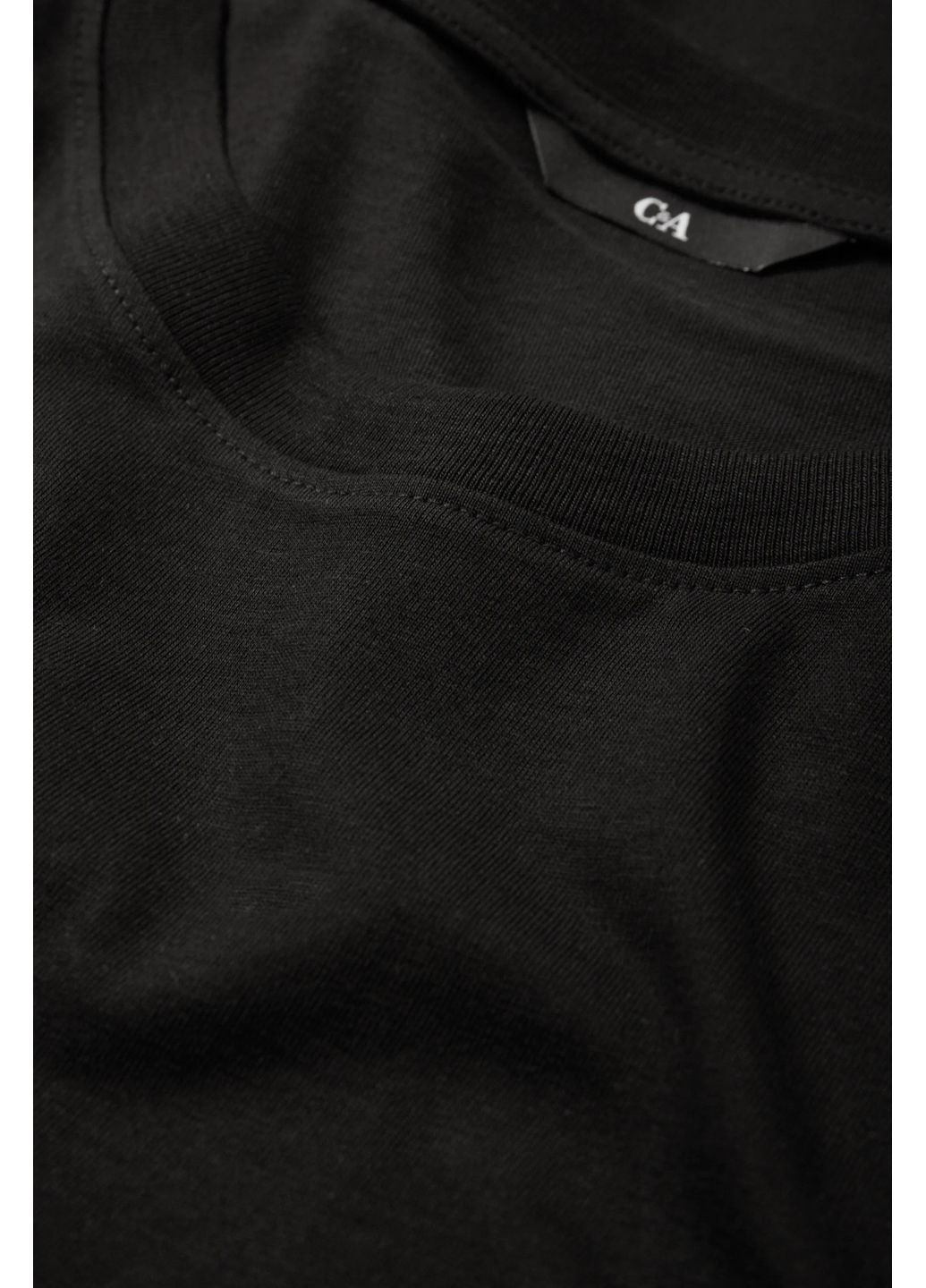 Черный демисезонный кэжуал лонгслив C&A однотонный