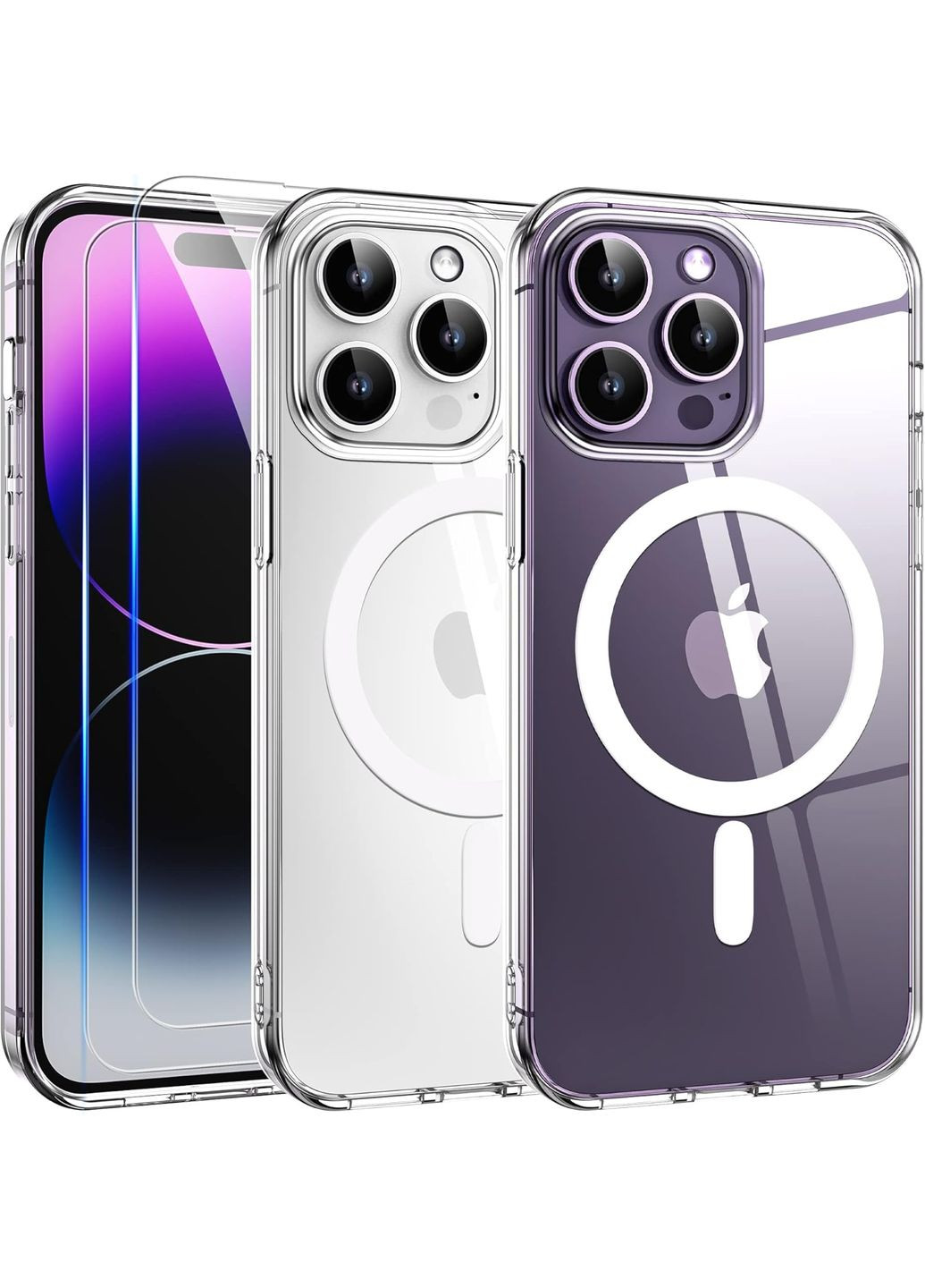 Чехол Meifigno для iPhone жесткий ПК с мягкими краями Apple 14 Pro Max (312483395)