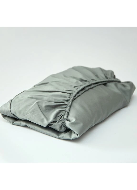 Простирадло на резинці Сатин Premium 190х200х10 см (MS-850004097) Moon&Star Sage Green (386596038)