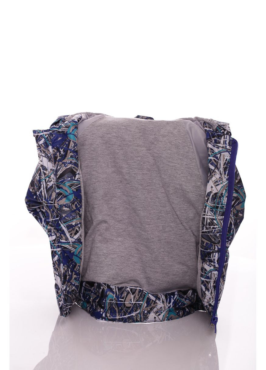 Зеленая демисезонная куртка для мальчика ноль на холлофайбере с принтом зеленой паутинки см (45010) BABYKROHA