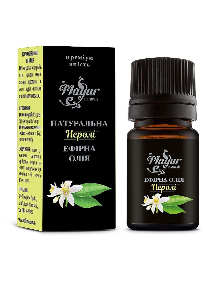 Эфирное масло нероли натуральное 5ml (1048468-31019251) Mayur (368630728)