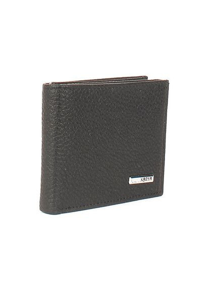 Чоловіче портмоне з зажимом з натуральної шкіри чорне 0931-45 Karya (336377854)