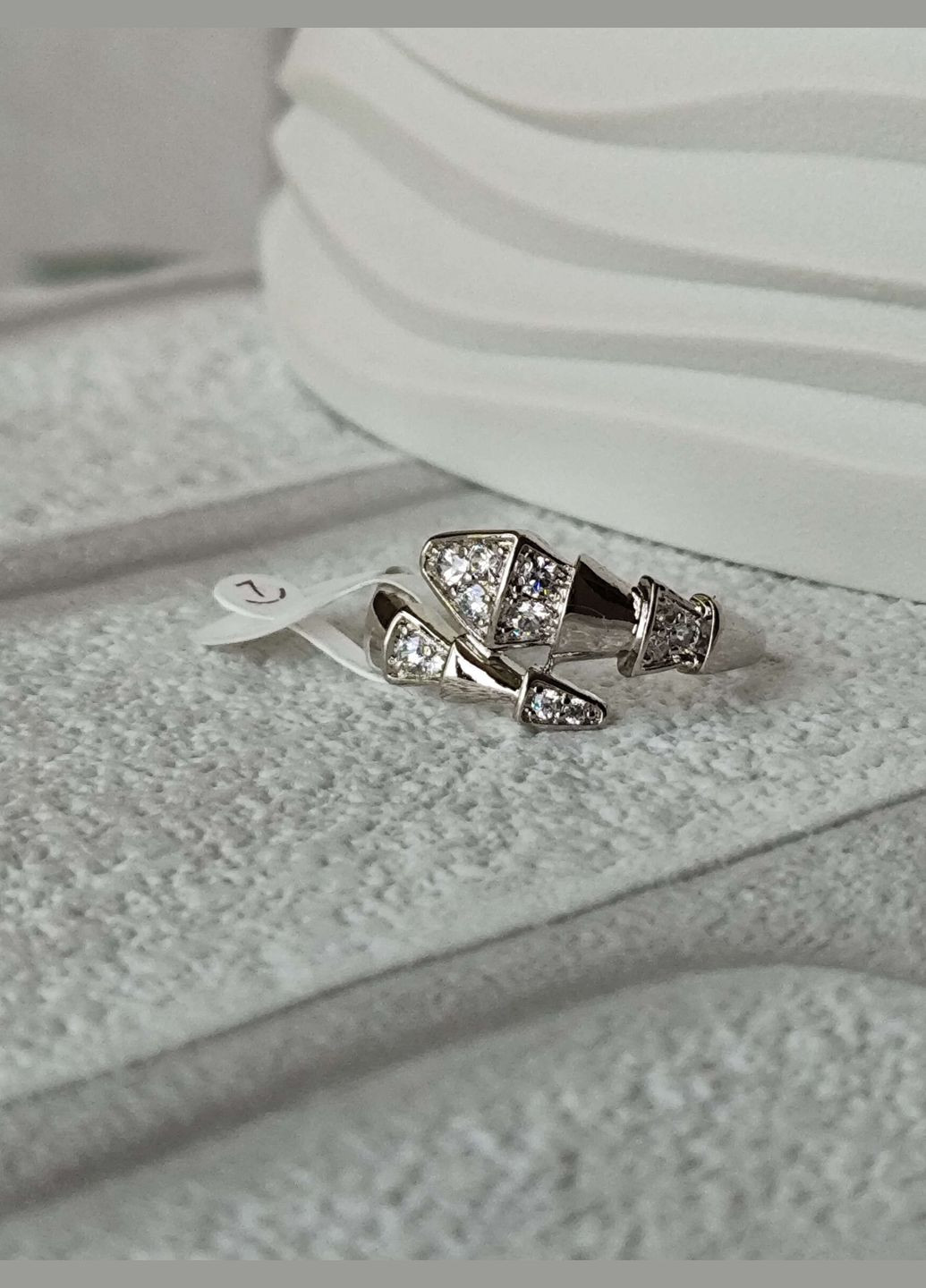 Трендовое кольцо ксюпинг xuping родий медсталь Xuping Jewelry (337114069)