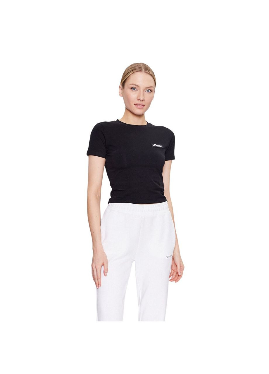 Чорна демісезон футболка chelu crop t-shirt sgr17949-011 Ellesse