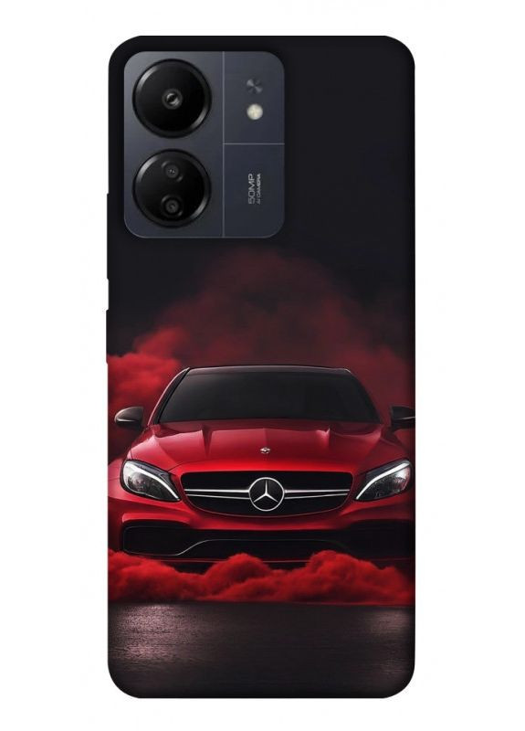 Чохол з принтом для Xiaomi Redmi 13C / для Ксяомі, сяомі, ксіомі редмі 13С Red Mercedes No Brand (338613528)