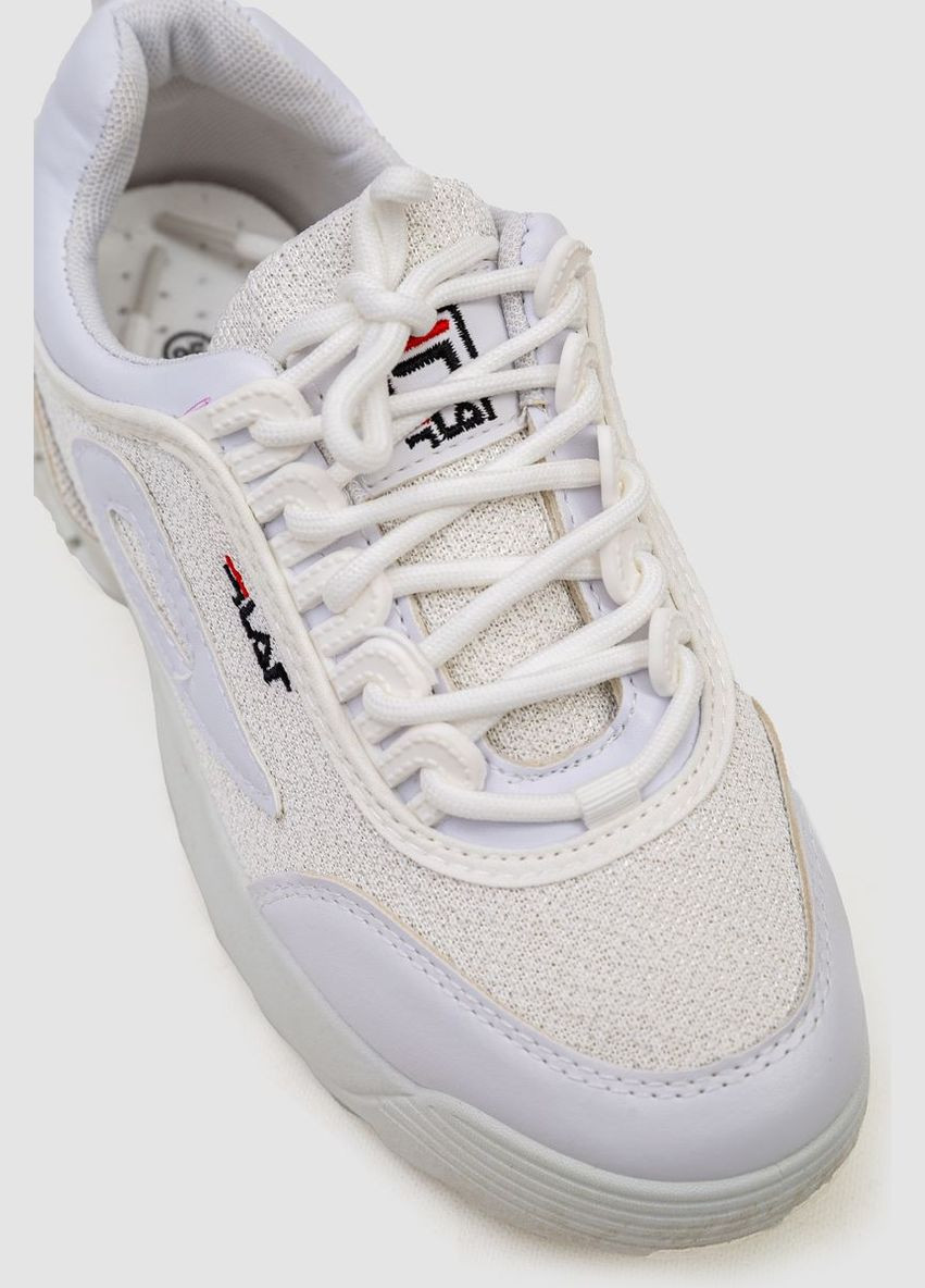 Білі кросівки жіночі текстиль Fashion 243R001