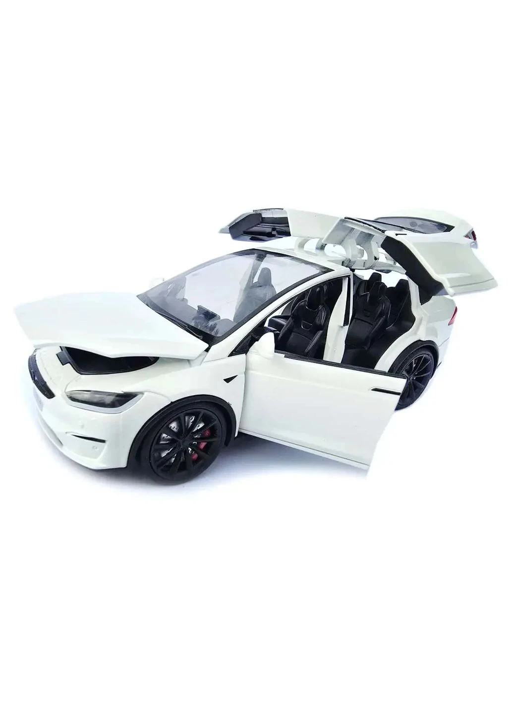 Машинка металева "АвтоЕксперт" Tesla Model X, Тесла модел X, світло звук відкриваються двері, 1:24 Авто Експерт (396510589)