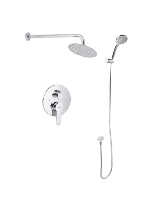 Вбудована душова система зі змішувачем і тропич. душем LR2403-2 (LL1210) Zerix (322006758)