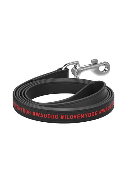Повідець для собак Design "я люблю свою собаку" L-XL Ш 25 мм Д 122 см чорний (37951) WAUDOG Design "я люблю свою собаку" L-XL Ш 25 мм Д 122 см (366699770)