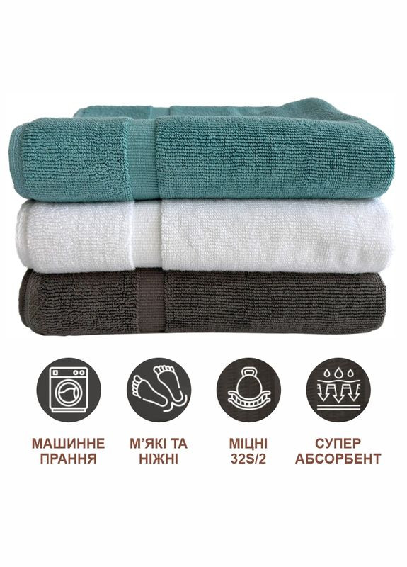 Lovely Svi полотенца для ног – хлопок/махра – 50 x 80 см – бирюзовый однотонный бирюзовый производство - Китай