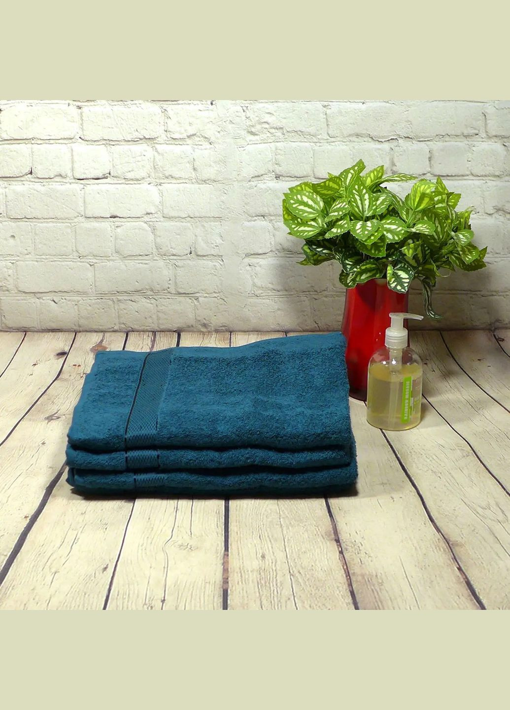 Aisha Home Textile рушник махровий aisha — смарагдовий 70*140 (400 г/м²) зелений виробництво -