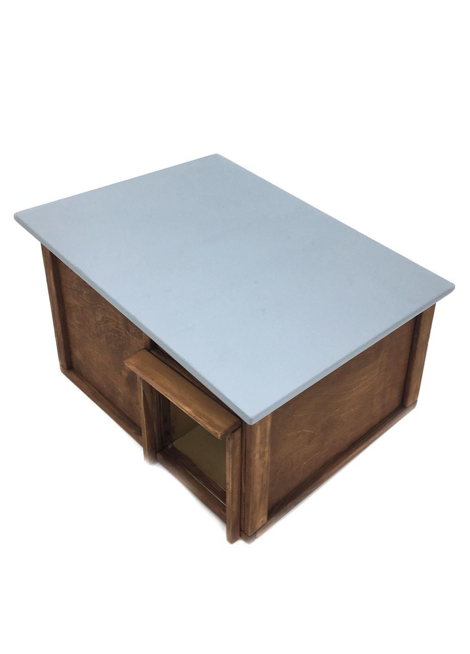 Будиночок для їжачків з дерева Свіпі капучино-маренго (ДДЕ-00200919) No Brand (328605869)