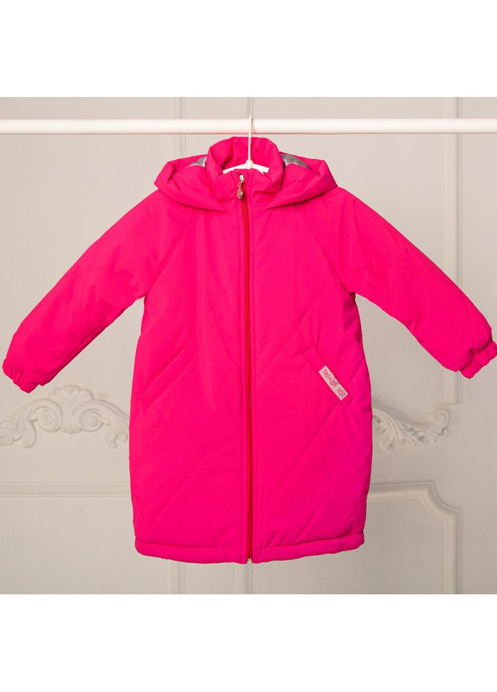 Малинова куртка зимова дитяча для дівчат Trendy Tot 03-01491_000003169
