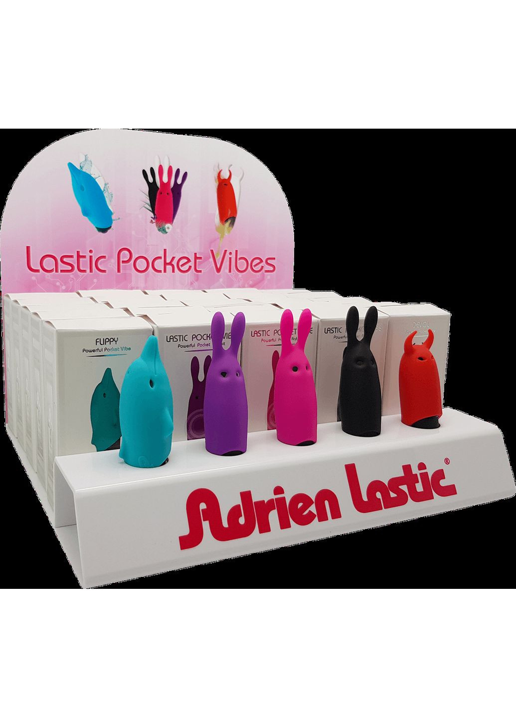 Набір вібраторів Adrien Lastic Promo Pack Pocket Vibe (25 шт + тестери) No Brand (366879251)