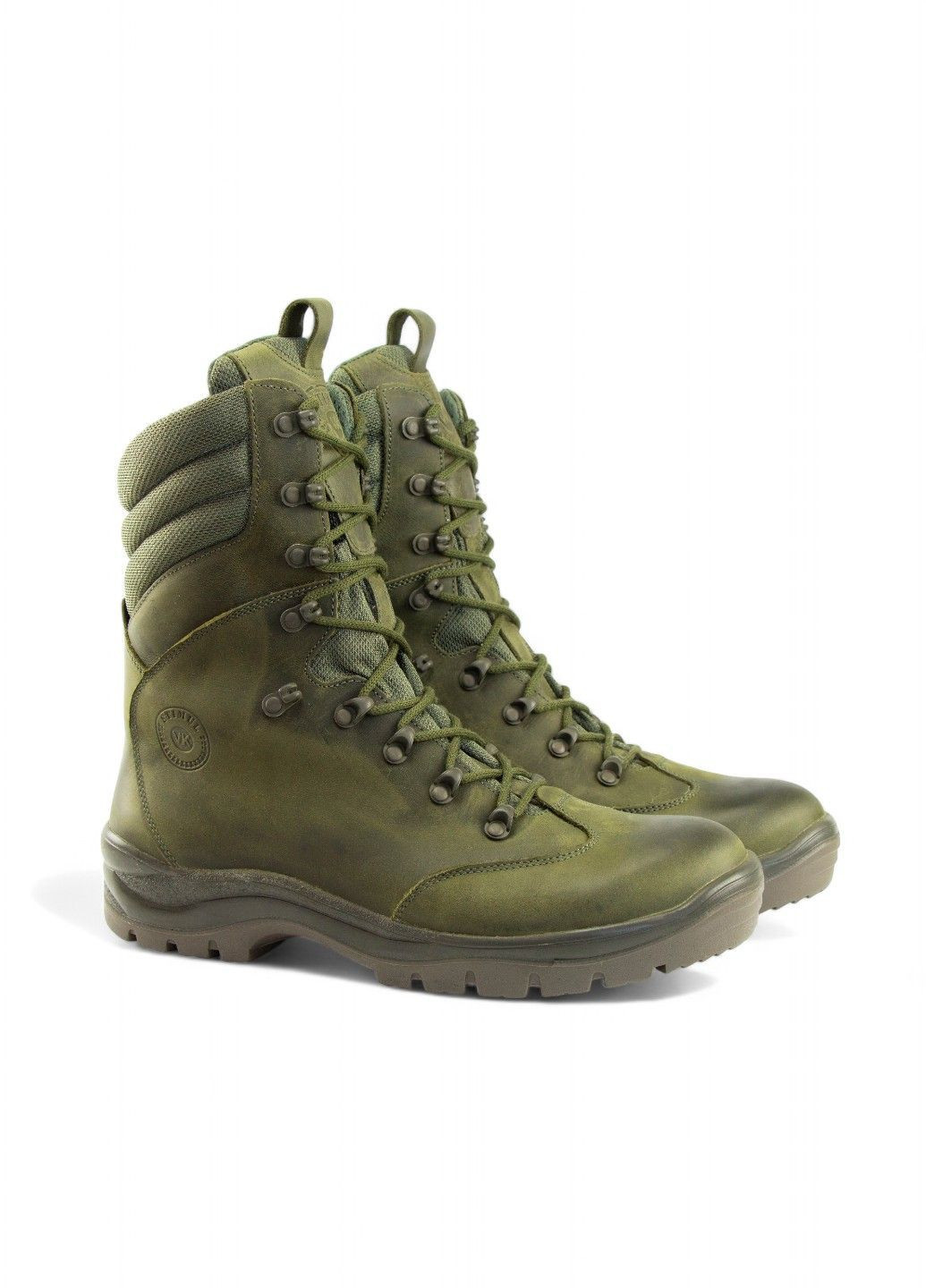 Берці Зимові Тактичні Чоловічі. 35-47р Олива. З Натуральної шкіри! STZM-1002 No Brand (301147988)