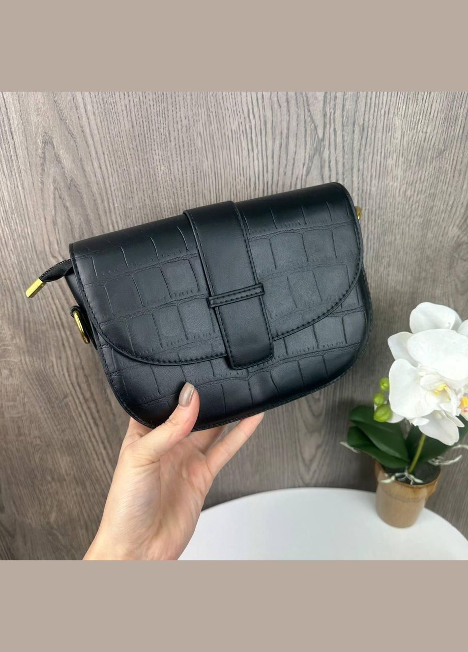 Жіноча сумка, Мінісумка на плече, маленька жіноча сумочка клатч, мінісумка-клатч екошкіра якісна Чорний No Brand (334731233)