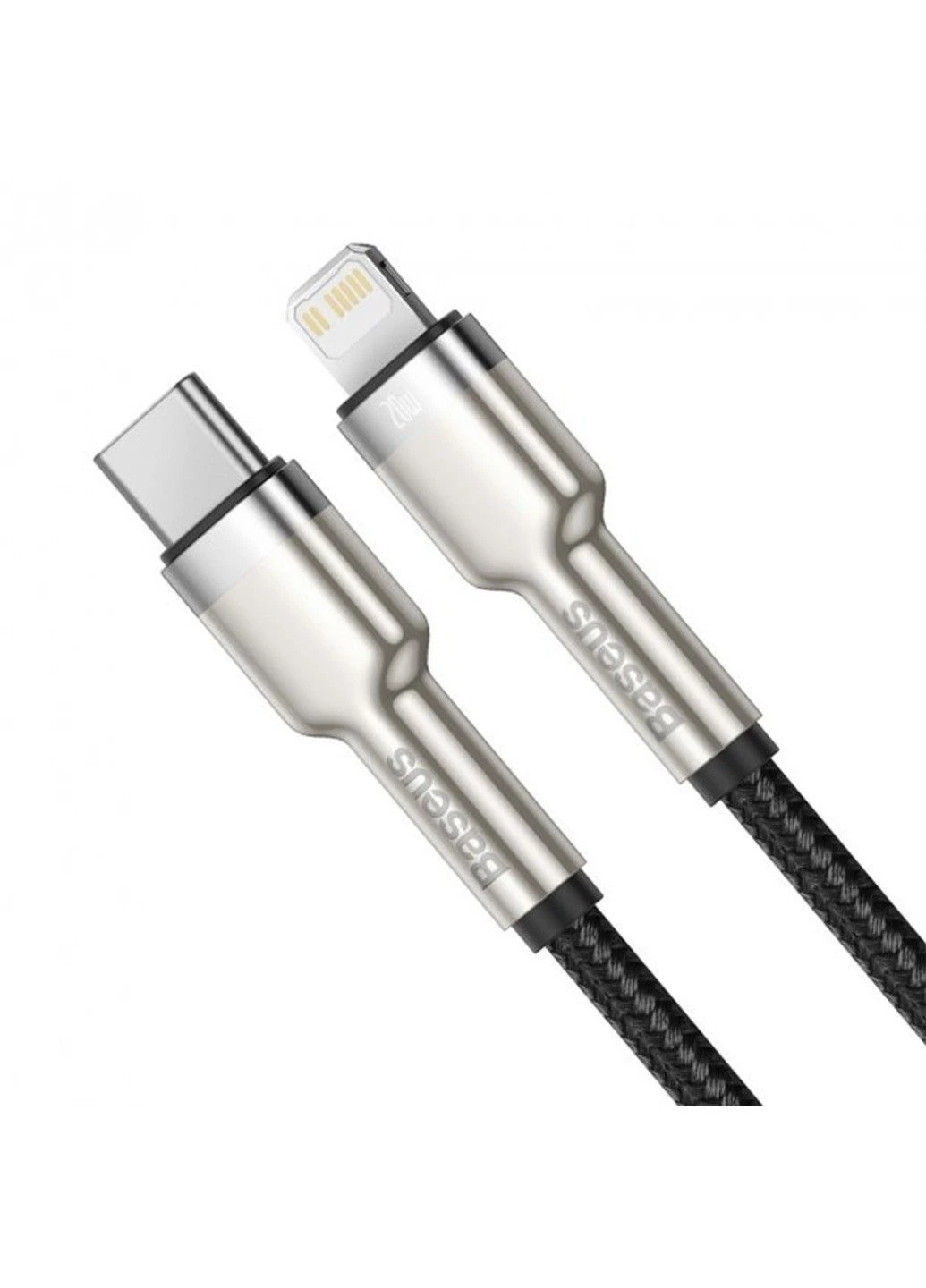 Кабель Cafule Series Metal Data Cable Type-C to iP PD 20W 2m Black Baseus (388529851)