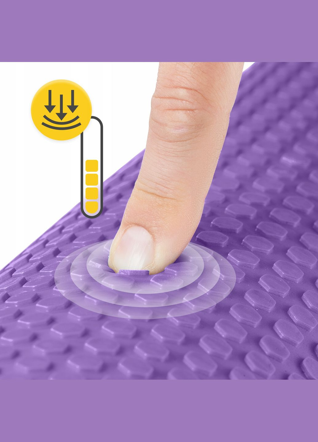 Массажный ролик CARE+ EVA 60 x 15 см (валик, роллер) Purple (P-5907739314390) 4FIZJO (301733250)