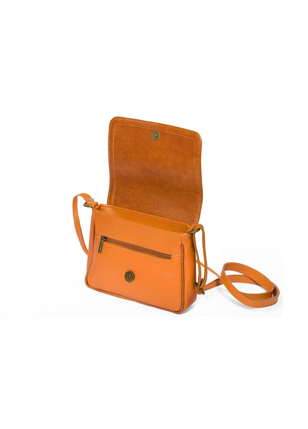 Мессенджер сумочка классическая женская натуральная кожа коричневый Fior Di Loto (371884217)