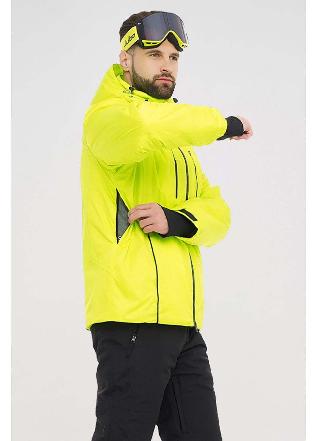 Куртка горнолыжная J green yellow мужская - BJ2023-18 Brooklet (358497992)