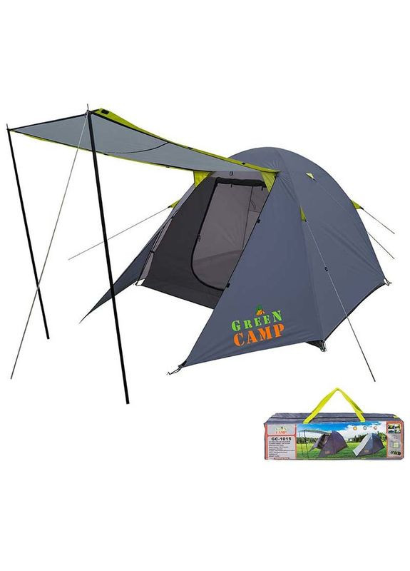 Палатка 3-местная GreenCamp 1015. Green Camp (361932609)