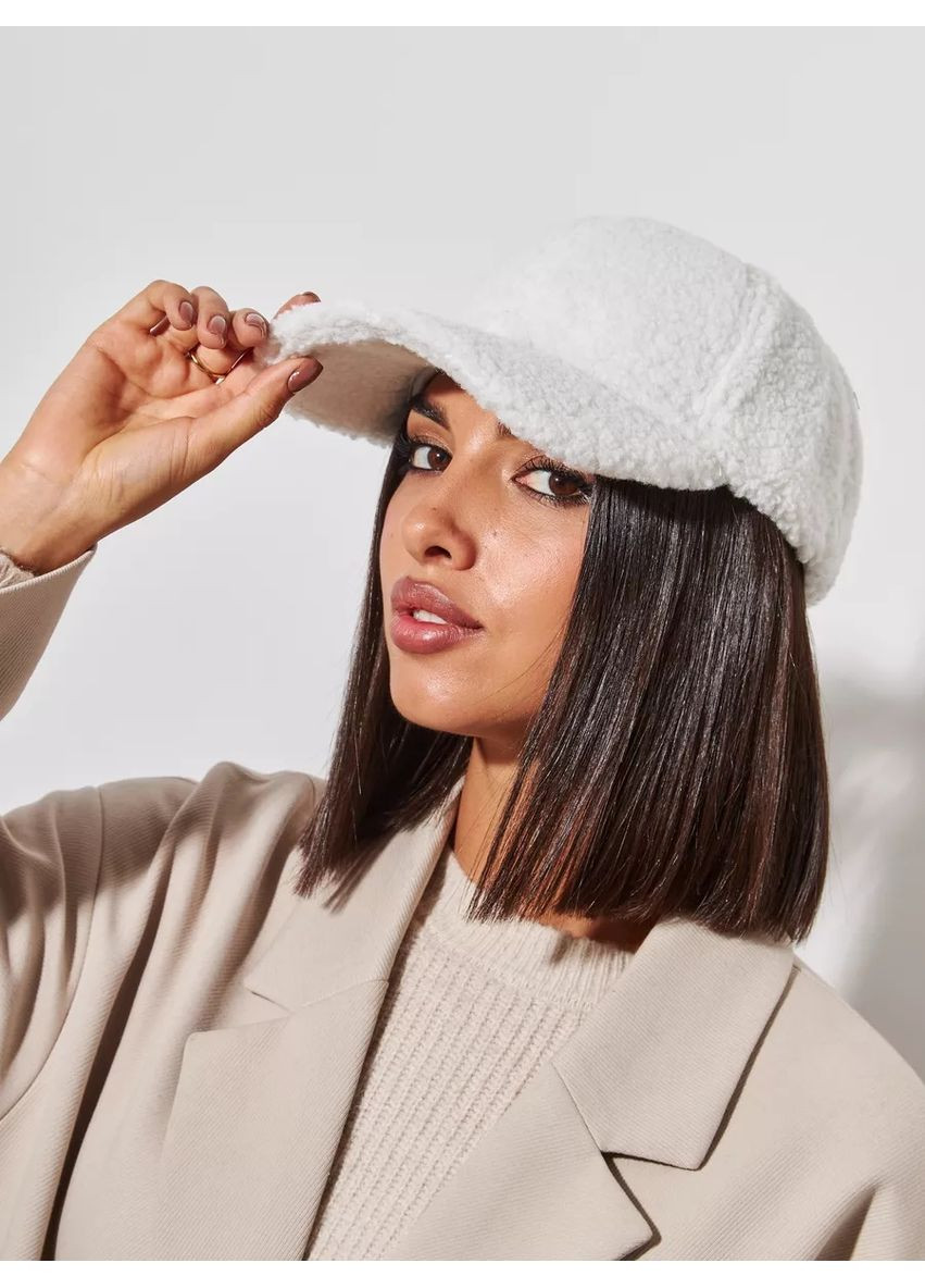 Женская зимняя кепка из меха - Барашек No Brand Зимова кепка (362893834)