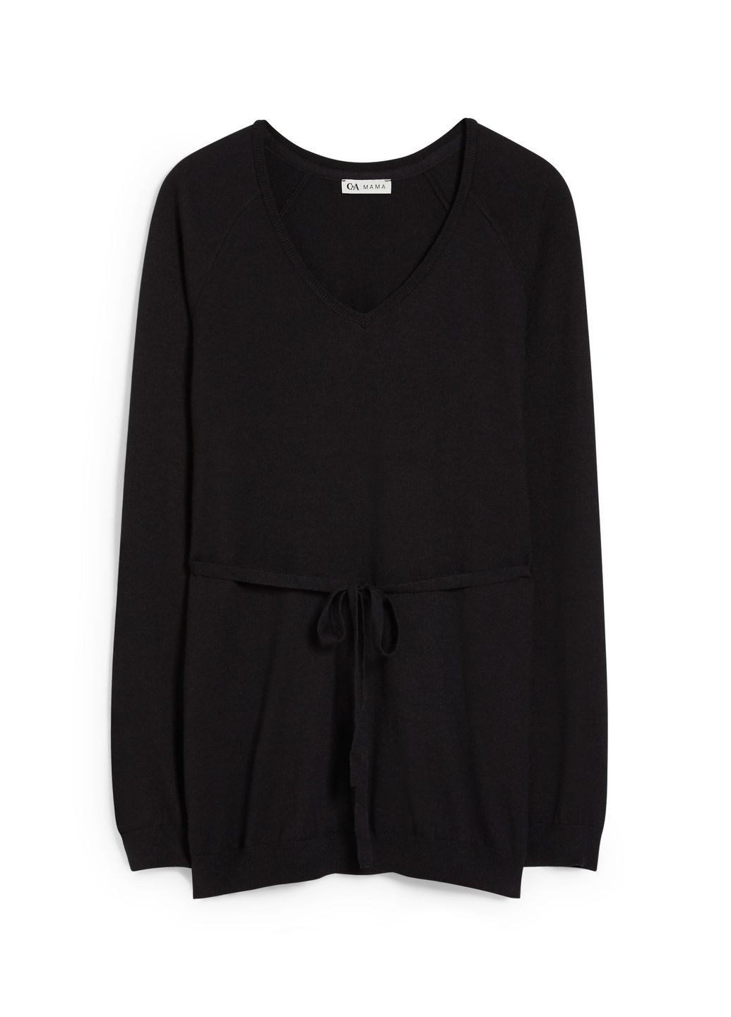 Чорний демісезонний пуловер для вагітних C&A