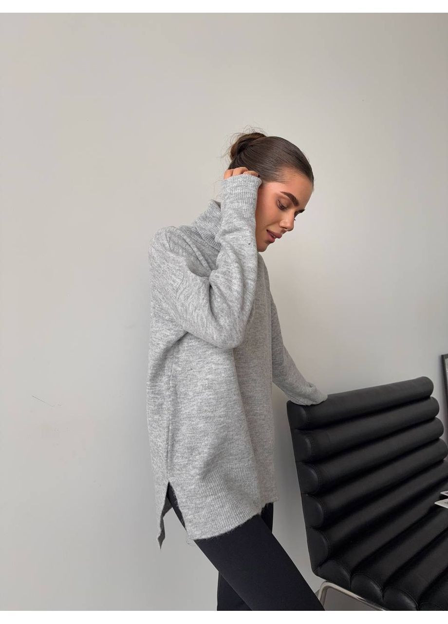 Сірий жіночий светр туреччина Osoblyva