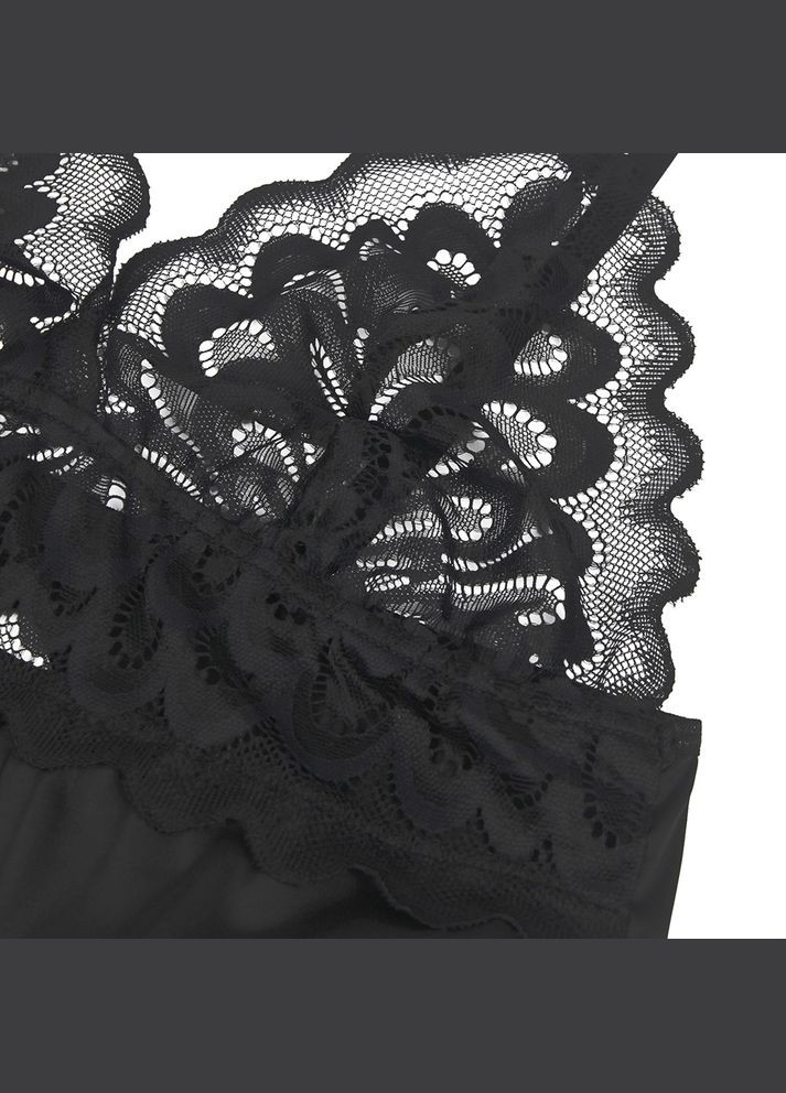 Мереживний Пеньюар з трусиками, чорний, Star Night (334709775)