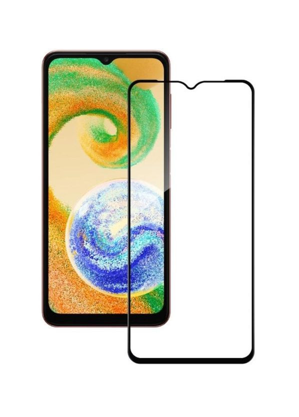 Закаленное защитное стекло на смартфон Samsung A04E/ Черная рамка X-level (335258002)