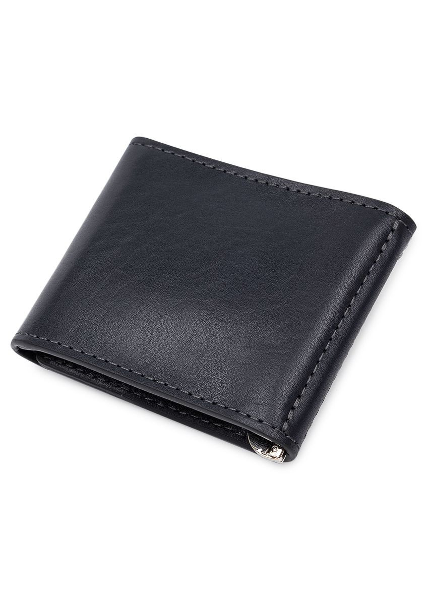 Шкіряний чоловічий затиск для грошей на магніті 11546 Grande Pelle (331911308)