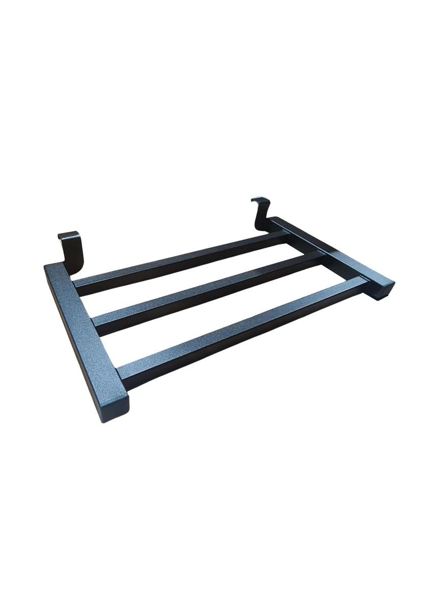 Полочка для полотенцесушителя, длинная, Черный мат Carino LORENZO (367604665)