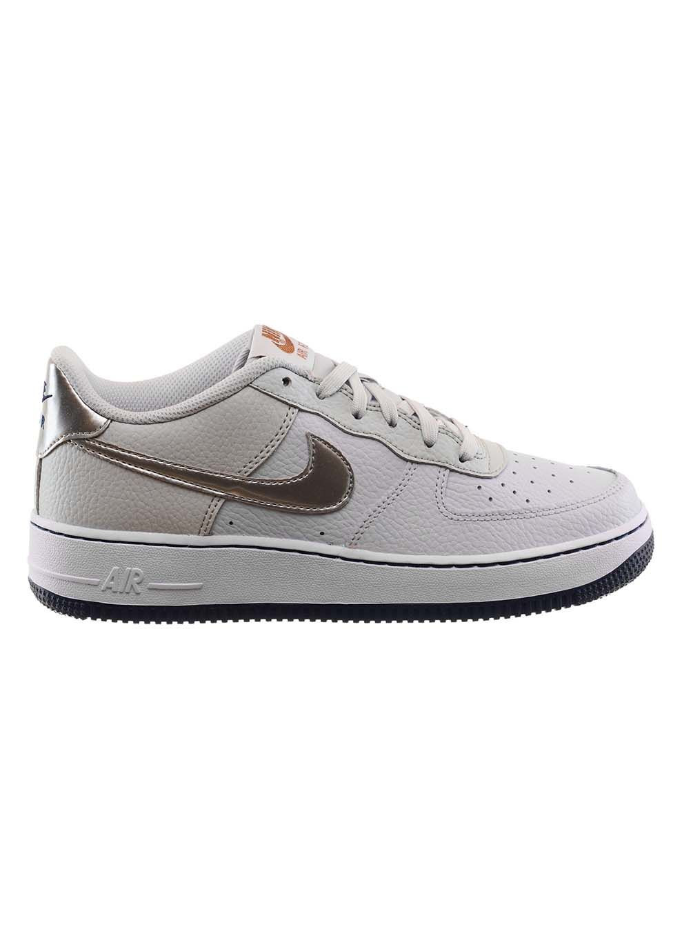 Жіночі Кросівки Air Force 1 Gs Сірий Nike сірі демісезони (367187790)