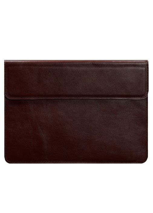 Шкіряний чохол-конверт на магнітах для ноутбука Універсальний Бордовий (A-027996) BlankNote (329742994)