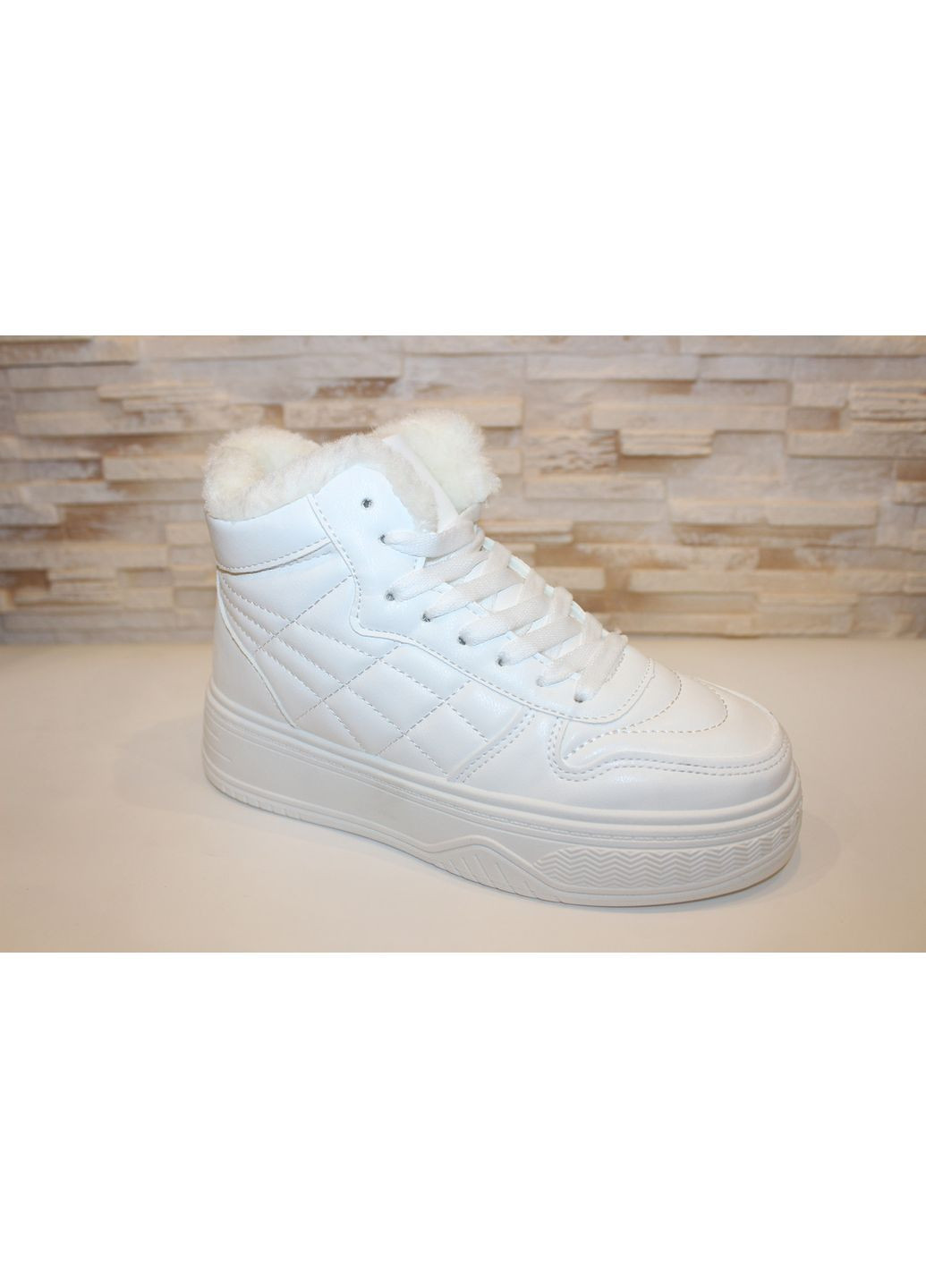 Черевики жіночі зимові білі No Brand Черевики зимові жіночі (367020338)